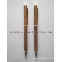 Wood Pen With Metal Accessories (LT-C195)